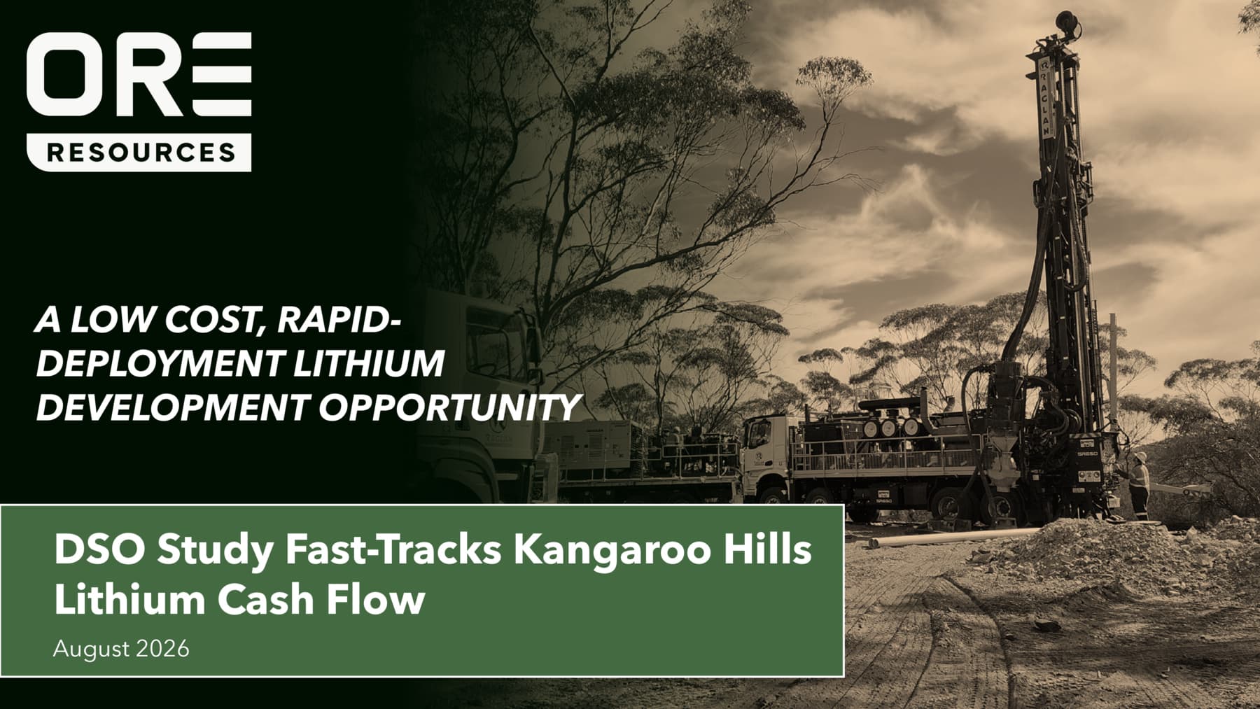 Kangaroo Hills Lithium DSO Study Presentation